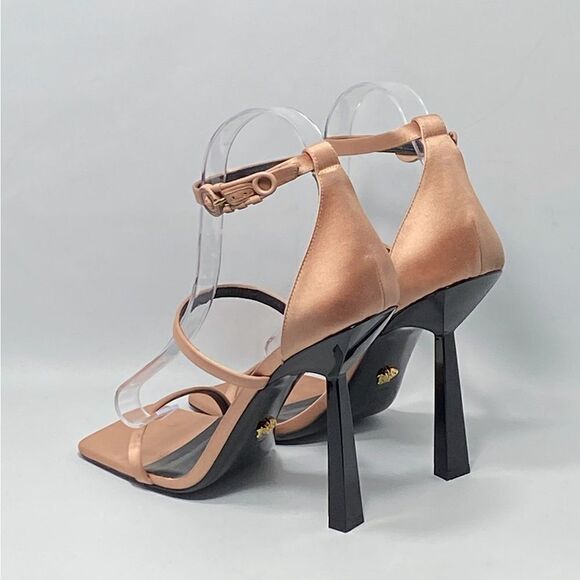 Versace 3 Strap Satin Sandals size 41 - Picture 8 of 13